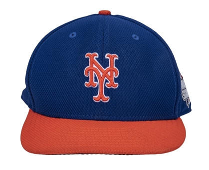 2015 Matt Harvey World Series Used New York Mets Hat from Game 5 on 11/1/15 (MLB Authenticated)